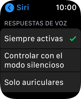 Pulsa el ajuste deseado bajo Pulsa el ajuste deseado bajo