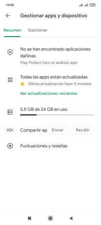 Pulsa Gestionar. Pulsa Gestionar.
