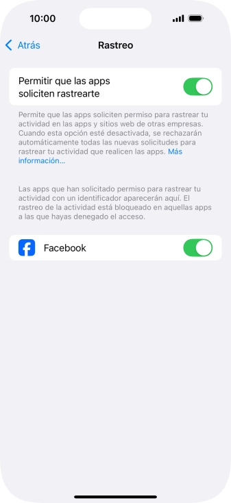 Pulsa el indicador junto a Pulsa el indicador junto a