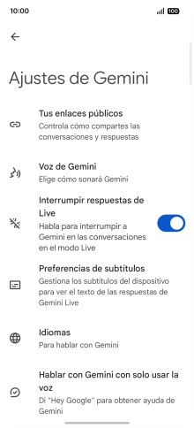 Sigue las indicaciones de la pantalla para seleccionar los ajustes deseados. Sigue las indicaciones de la pantalla para seleccionar los ajustes deseados.