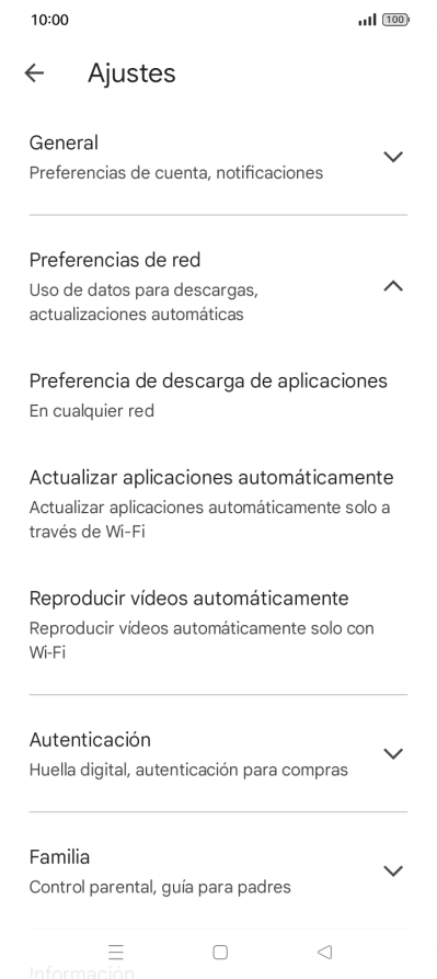 Pulsa Actualizar aplicaciones automáticamente. Pulsa Actualizar aplicaciones automáticamente.