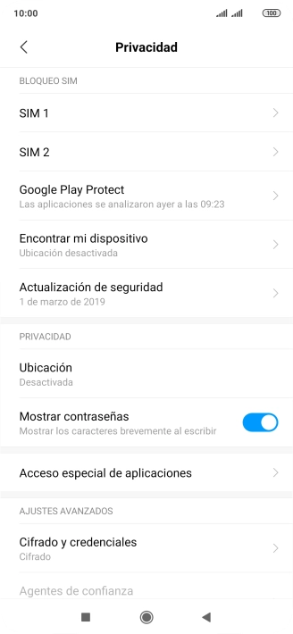 Pulsa Ubicación. Pulsa Ubicación.