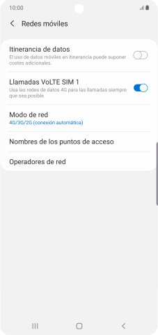 Pulsa Operadores de red. Pulsa Operadores de red.