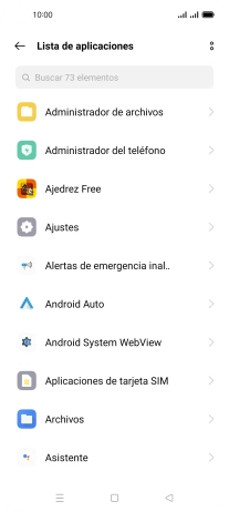 Pulsa la app deseada. Pulsa la app deseada.