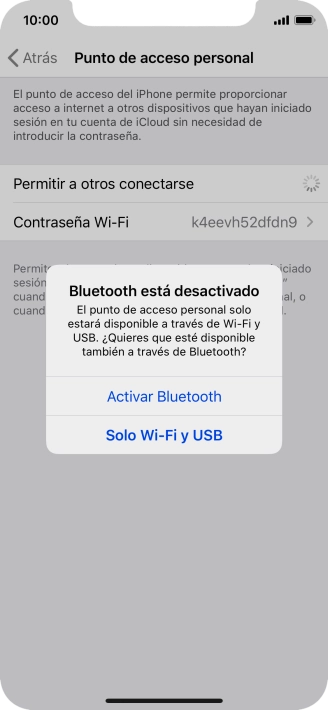 Si la función de wifi está activada, pulsa Solo Wi-Fi y USB. Si la función de wifi está activada, pulsa Solo Wi-Fi y USB.