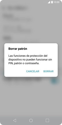 Pulsa BORRAR. Pulsa BORRAR.