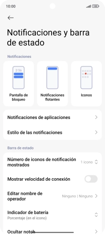 Pulsa Notificaciones de aplicaciones.