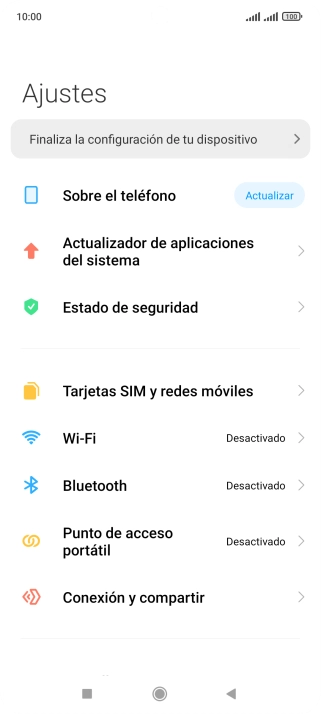 Pulsa Wi-Fi.