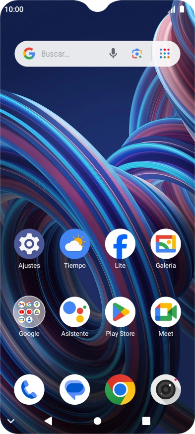 Pulsa el icono de llamadas.