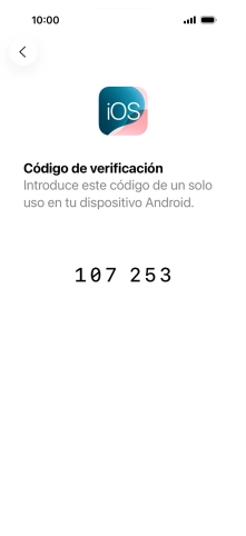 Sigue las indicaciones de la pantalla y de la app Sigue las indicaciones de la pantalla y de la app