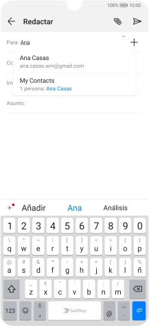 Pulsa el contacto deseado. Pulsa el contacto deseado.