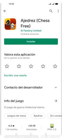 Pulsa la tecla de inicio para terminar y regresar a la pantalla de inicio.