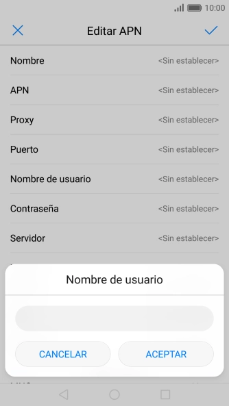 Introduce wap@wap y pulsa ACEPTAR.