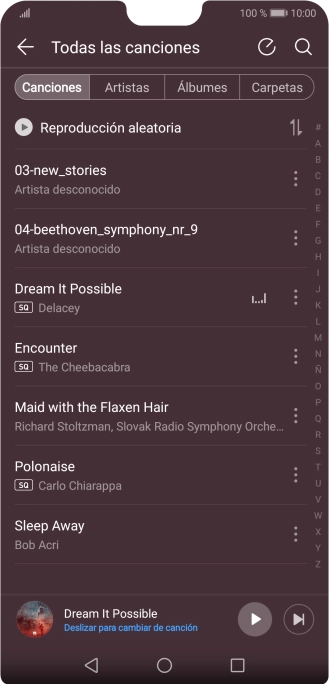 Pulsa la categoría deseada. Pulsa la categoría deseada.