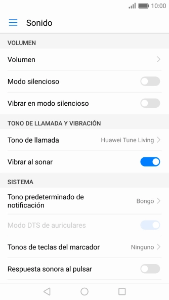 Pulsa Tono de llamada. Pulsa Tono de llamada.