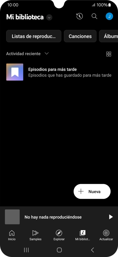 Pulsa la lista desplegable. Pulsa la lista desplegable.
