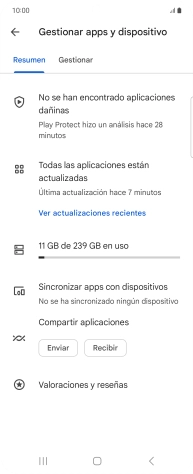 Pulsa Gestionar.