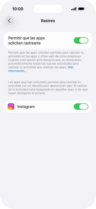 Pulsa el indicador junto a Pulsa el indicador junto a