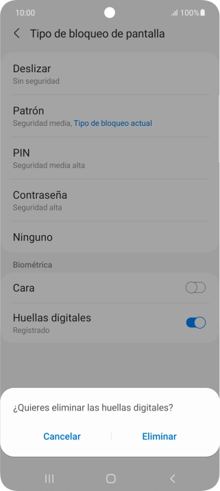 Pulsa Eliminar. Pulsa Eliminar.