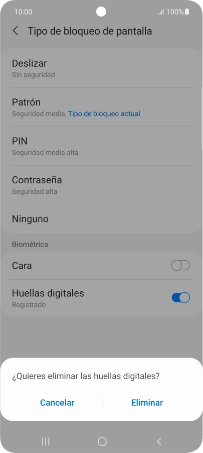 Pulsa Eliminar. Pulsa Eliminar.