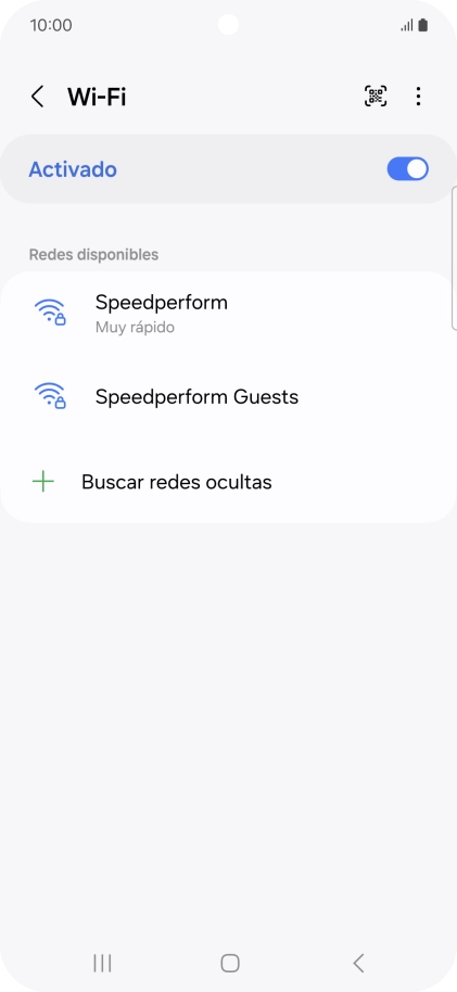 Pulsa el icono de menú.