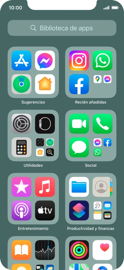 Pulsa la app deseada.