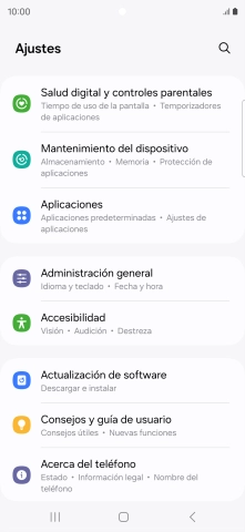 Pulsa Administración general. Pulsa Administración general.