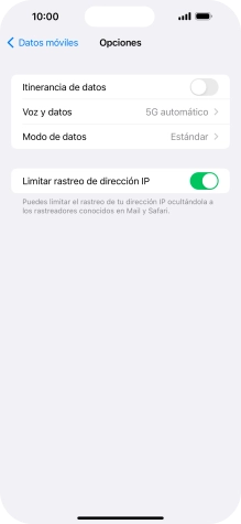Pulsa Voz y datos.