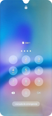 Si lo solicita el teléfono, introduce el código PIN y pulsa OK. Si lo solicita el teléfono, introduce el código PIN y pulsa OK.