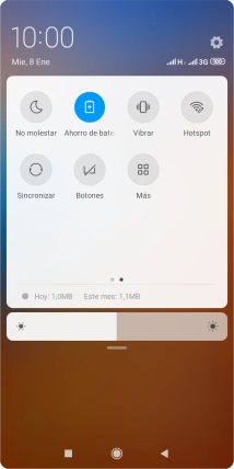 Pulsa la tecla de inicio para terminar y regresar a la pantalla de inicio. Pulsa la tecla de inicio para terminar y regresar a la pantalla de inicio.