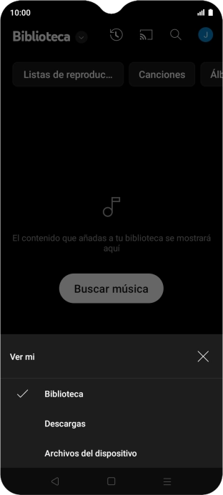 Pulsa una categoría y desplázate al archivo de música deseado. Pulsa una categoría y desplázate al archivo de música deseado.