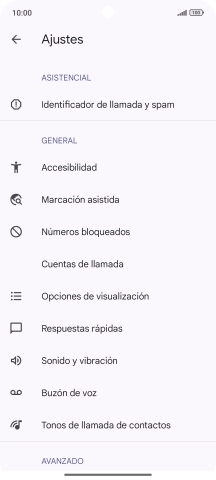 Pulsa Cuentas de llamada.