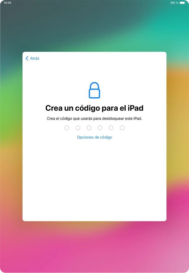 Pulsa Opciones de código. Pulsa Opciones de código.