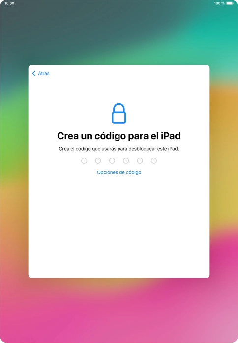 Pulsa Opciones de código. Pulsa Opciones de código.