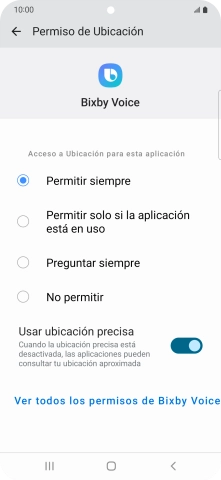 Pulsa el ajuste deseado. Pulsa el ajuste deseado.