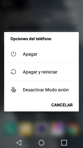 Pulsa Desactivar Modo avión para desactivar la función. Pulsa Desactivar Modo avión para desactivar la función.