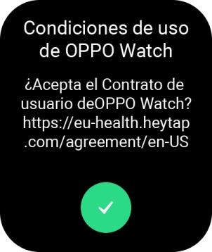 Pulsa el icono de aceptar. Pulsa el icono de aceptar.