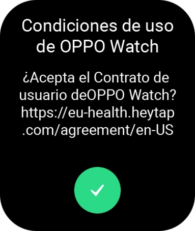 Pulsa el icono de aceptar. Pulsa el icono de aceptar.
