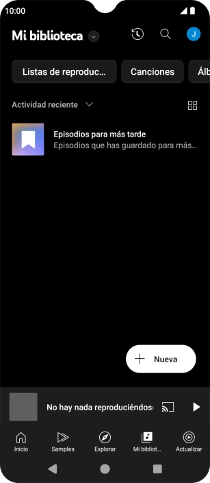 Pulsa la lista desplegable. Pulsa la lista desplegable.