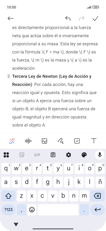 Pulsa el icono de AI. Pulsa el icono de AI.