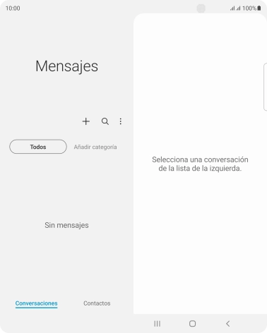 Pulsa el icono de nuevo mensaje.