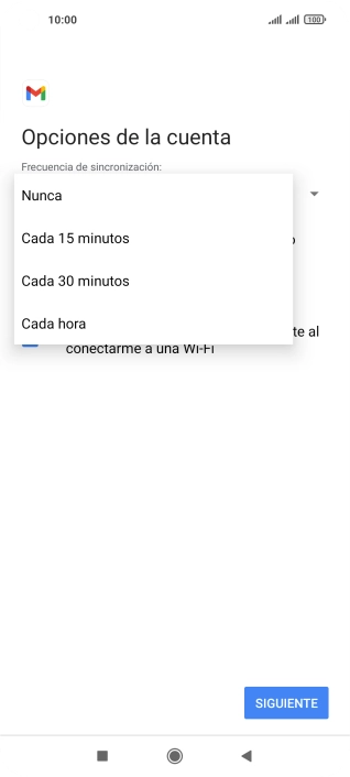 Pulsa el ajuste deseado. Pulsa el ajuste deseado.
