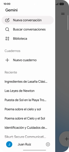 Pulsa el icono de perfil. Pulsa el icono de perfil.