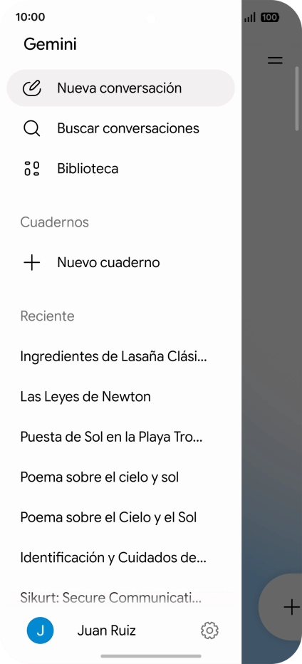 Pulsa el icono de perfil. Pulsa el icono de perfil.