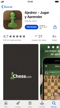 Pulsa OBTENER y sigue las indicaciones de la pantalla para instalar la app. Pulsa OBTENER y sigue las indicaciones de la pantalla para instalar la app.