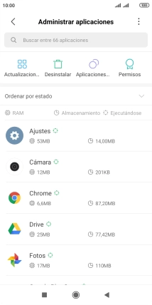 Pulsa la app deseada. Pulsa la app deseada.