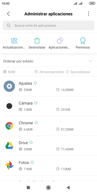Pulsa la app deseada. Pulsa la app deseada.