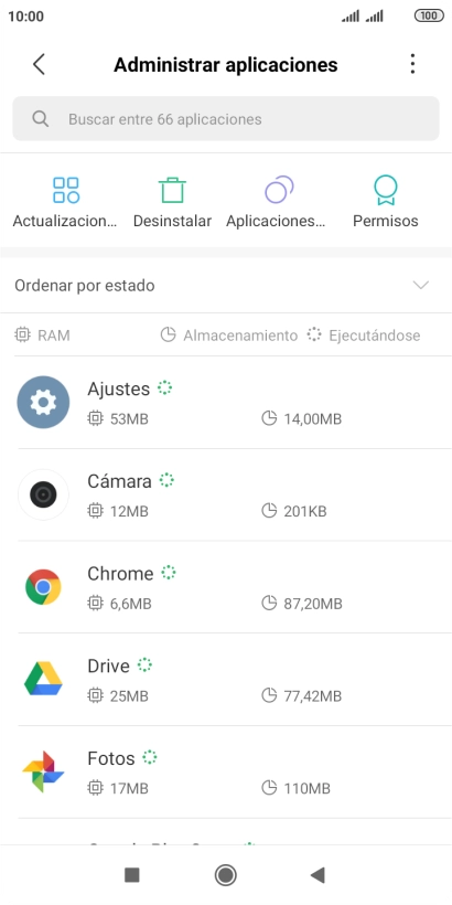 Pulsa la app deseada. Pulsa la app deseada.