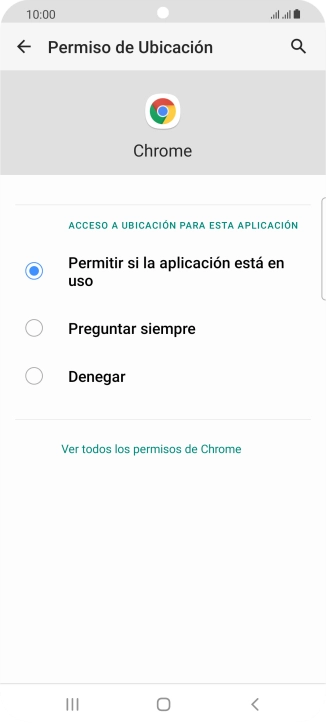 Pulsa el ajuste deseado. Pulsa el ajuste deseado.