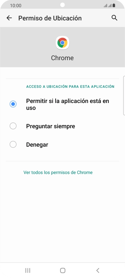 Pulsa el ajuste deseado. Pulsa el ajuste deseado.